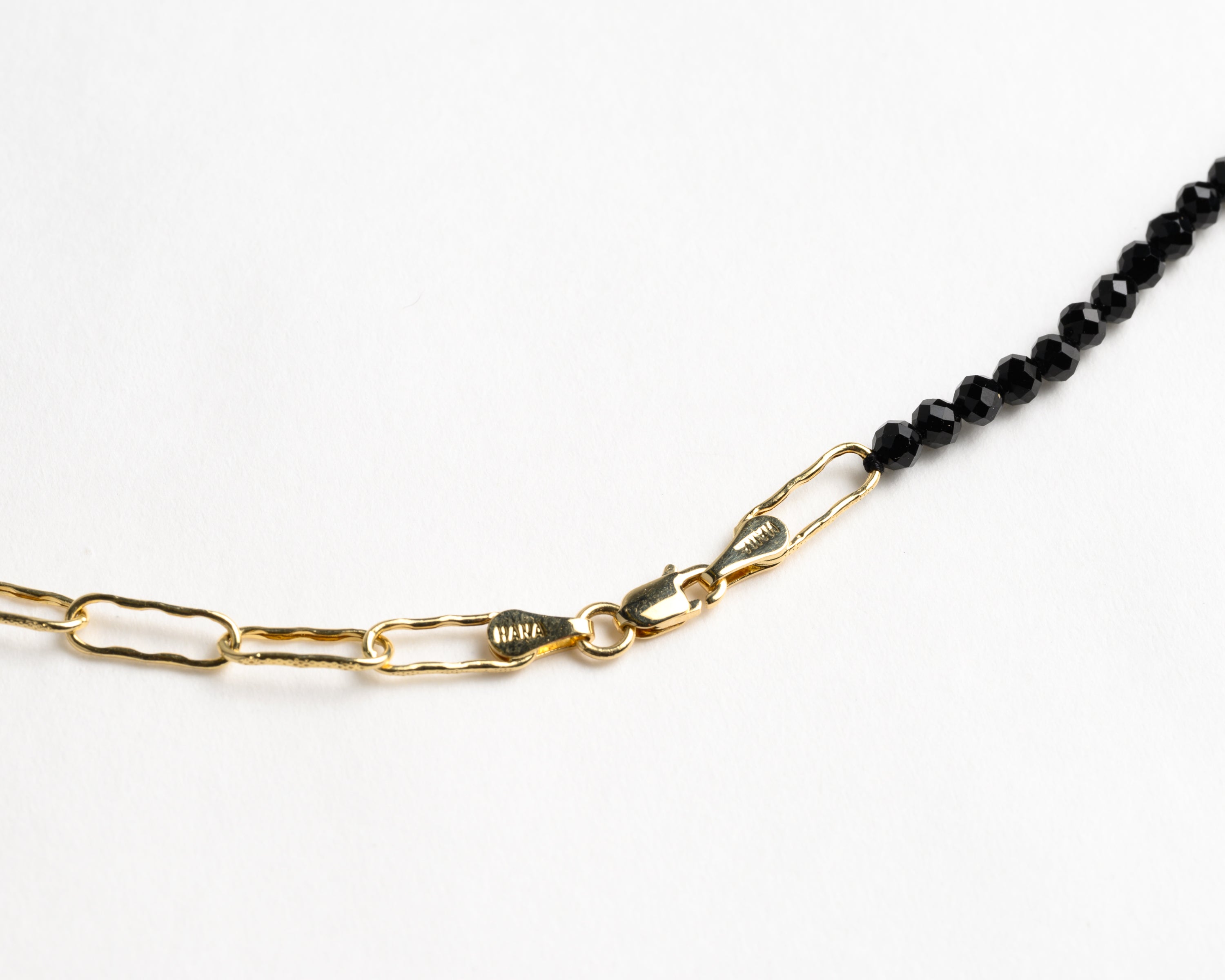 Paperclip Chain 50:50 Yellow Gold/White Gold / 18