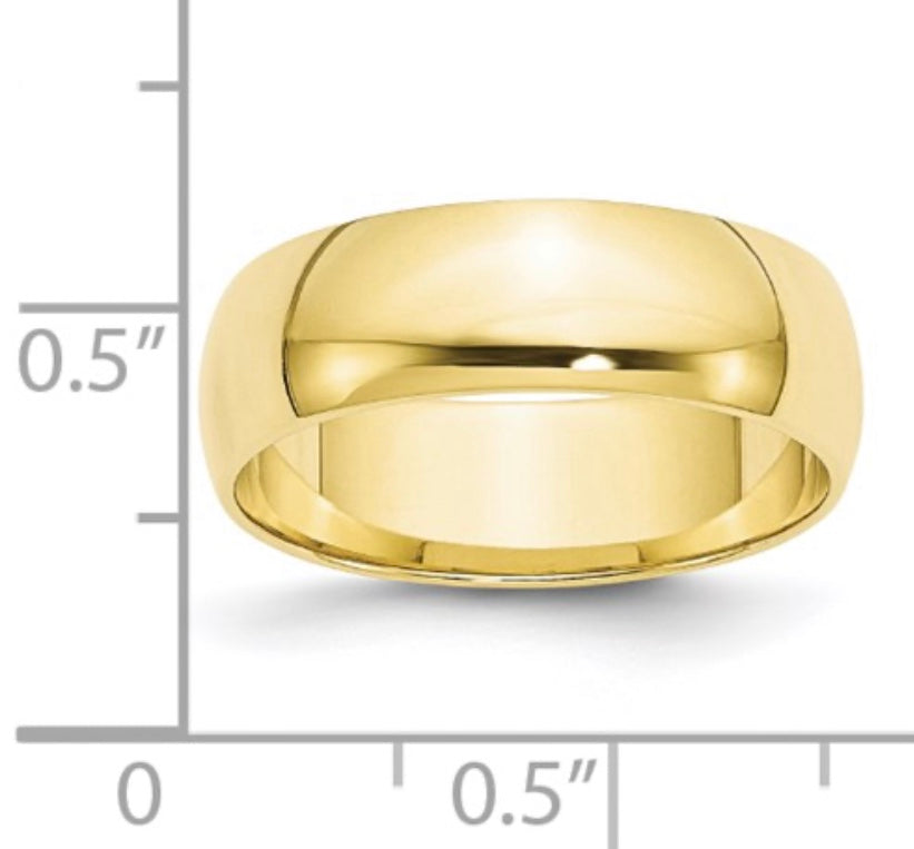 Wide Cigar Band Ring