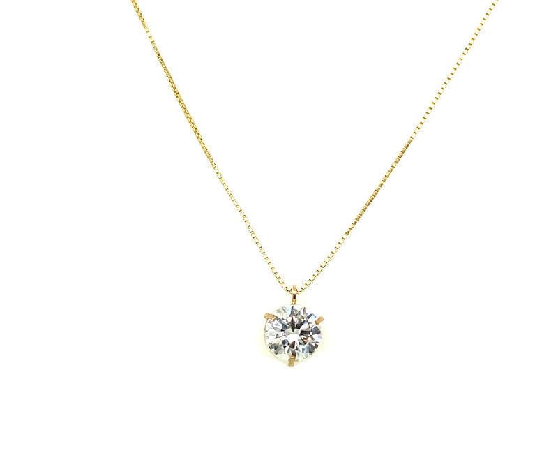 The Radiance Set • 14k Gold & CZ Earrings and Necklace