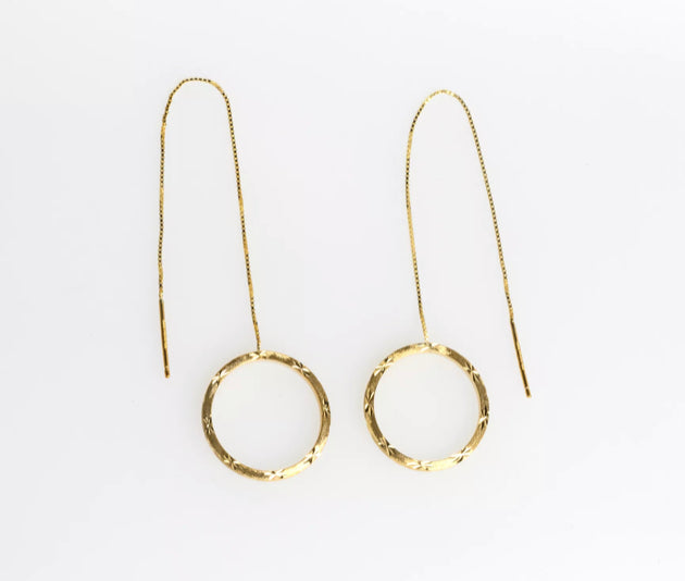 Spherical Threader Earrings