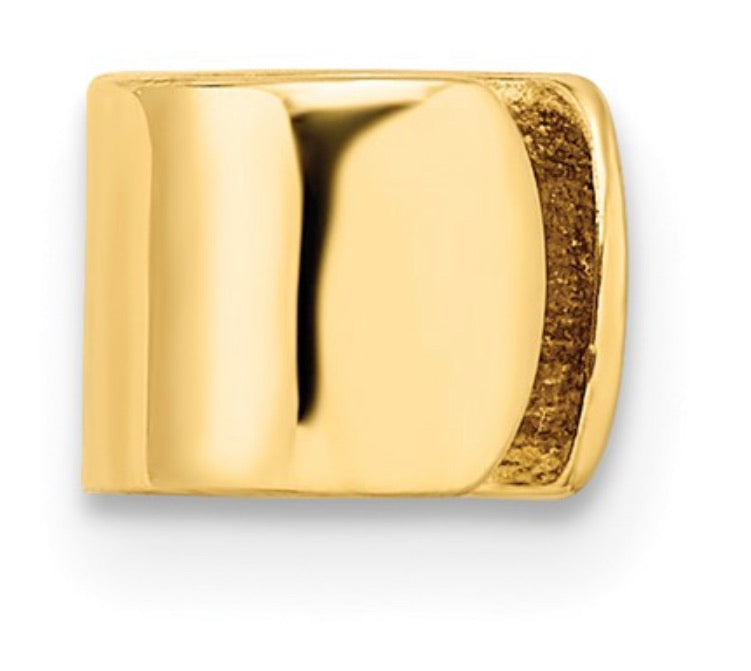 The Emma  - 14k Gold Wide Polished Ear Cuff