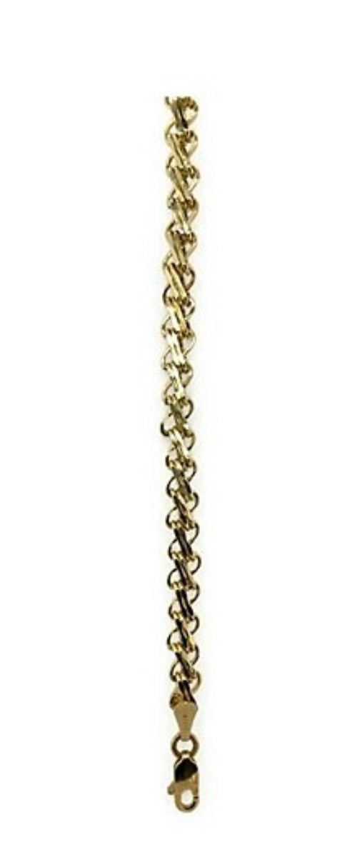 14k Gold Double Link Bracelet